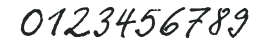 RopsenScript-Regular numbers preview