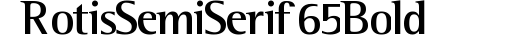 RotisSemiSerif65-Bold preview