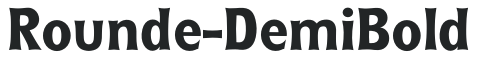 Rounde-DemiBold preview