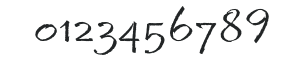 RulingScriptLTStd-2 numbers preview