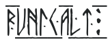 Runic Alt letters preview