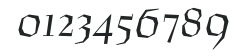 RuzenaAntikva-Italic numbers preview