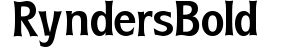 Rynders Bold preview
