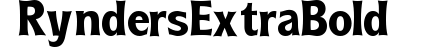RyndersExtraBold preview