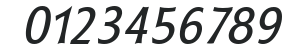 Rynders Italic numbers preview