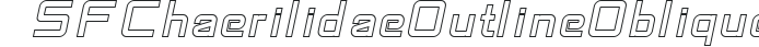 SF Chaerilidae Outline Oblique preview