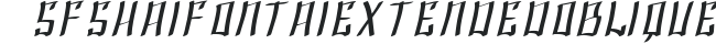 SF Shai Fontai Extended Oblique preview