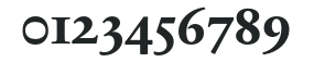 SabonNext RW OsF Bold numbers preview