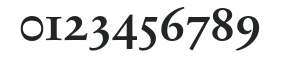 SabonNext RW OsFDemi Bold numbers preview