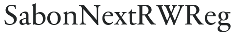 SabonNext RW Reg preview
