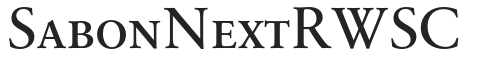 SabonNext RW SC preview