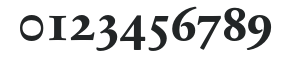 SabonNext RW SC Bold numbers preview