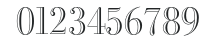 SackersOpenAntiqueStd numbers preview
