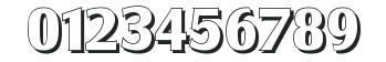 SalzburgDropShadow-ExtraBold numbers preview