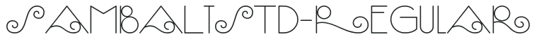 SambaLTStd-Regular letters preview