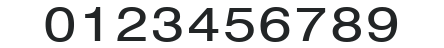 Sans MP numbers preview