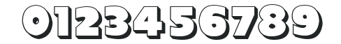 Sans Poster Bold 3D JL numbers preview