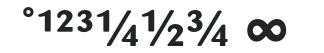 Sari-ExtraBoldExp numbers preview