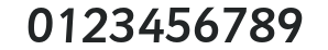 SassoonSansSlopeStd-Medium numbers preview