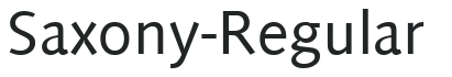 Saxony-Regular preview
