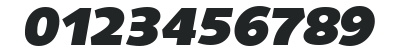 Saxony-Serial-Heavy-RegularItalic numbers preview