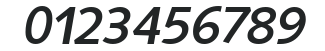 Saxony-Serial-Medium-RegularItalic numbers preview