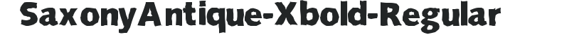 SaxonyAntique-Xbold-Regular preview