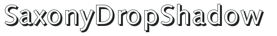 SaxonyDropShadow preview