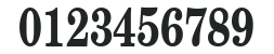 SchoolbookCond Bold numbers preview