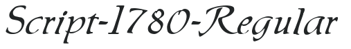 Script-I780-Regular letters preview