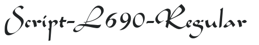Script-L690-Regular preview