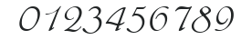 Script-P720-Regular numbers preview