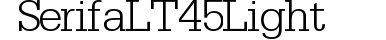 Serifa LT 45 Light preview