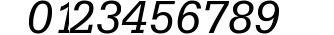 Serifa LT 56 Italic preview