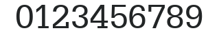 Serific Regular numbers preview