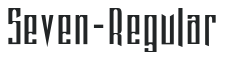 Seven-Regular letters preview