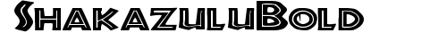 Shakazulu Bold preview