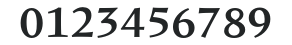 ShellSans-BoldTable numbers preview