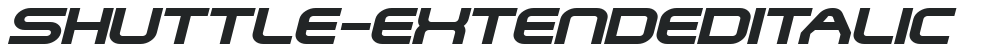 Shuttle-Extended Italic preview