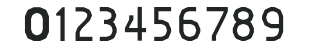 SimplexBold numbers preview
