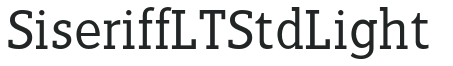 Siseriff LT Std Light preview