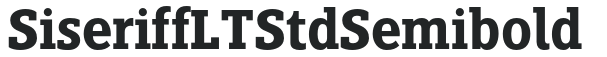 Siseriff LT Std Semibold preview