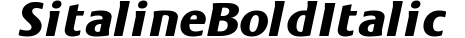 Sitaline-BoldItalic preview