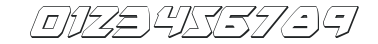 Skirmisher 3D Italic numbers preview