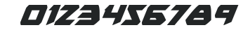 Skirmisher Italic numbers preview