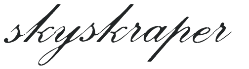 Skyskraper letters preview
