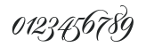 Sloop Script Two LessSlant numbers preview
