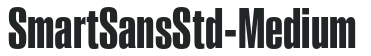 SmartSansStd-Medium letters preview