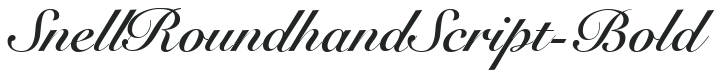 SnellRoundhandScript-Bold preview