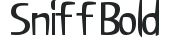 Sniff Bold preview